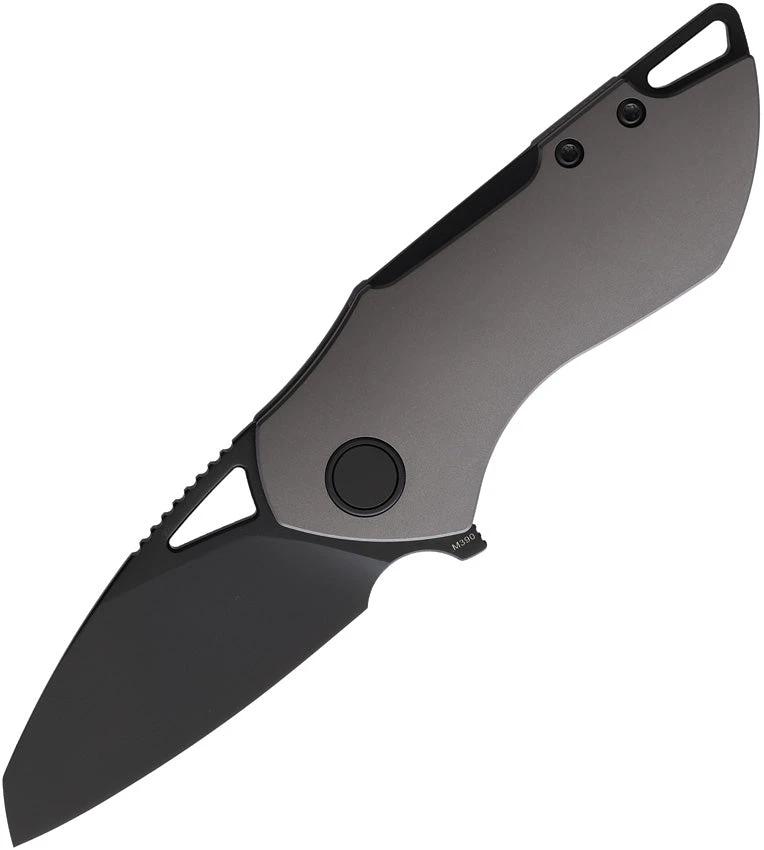 Grissom Knife & Tool Riverstone Framelock Blk/Gray RIVERSTONE BG by Grissom Knife & Tool