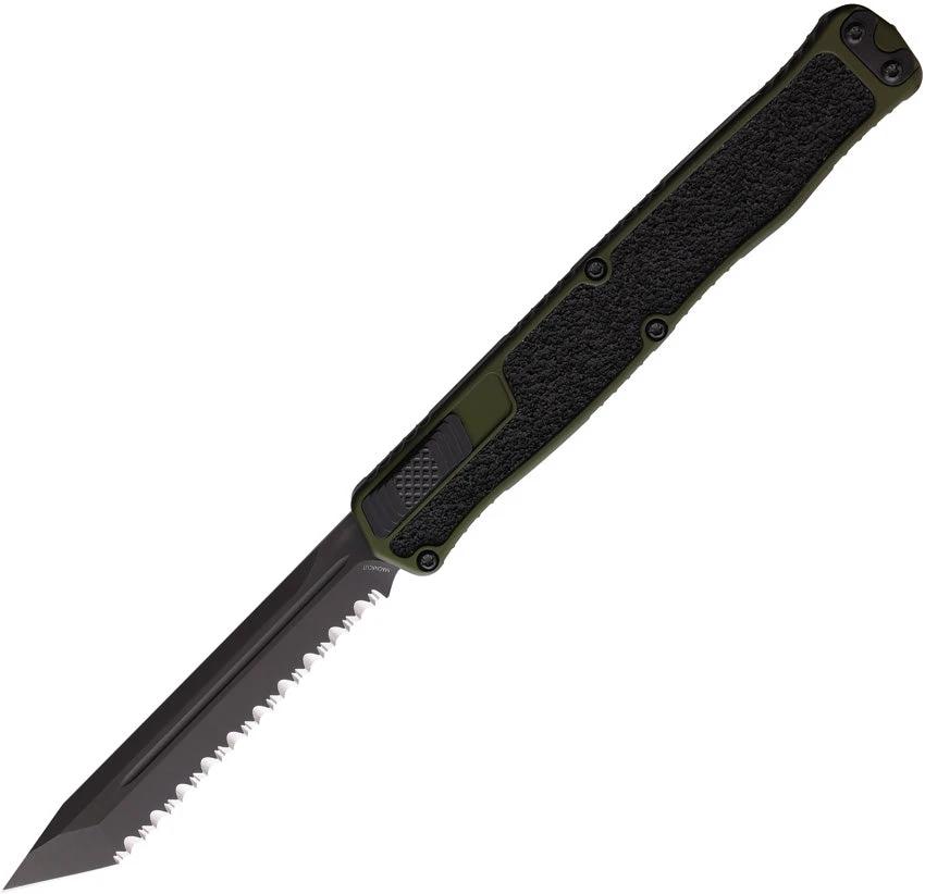 Heretic Knives Auto Cleric II OTF DLC FS OD H019-6C-GRN by Heretic Knives