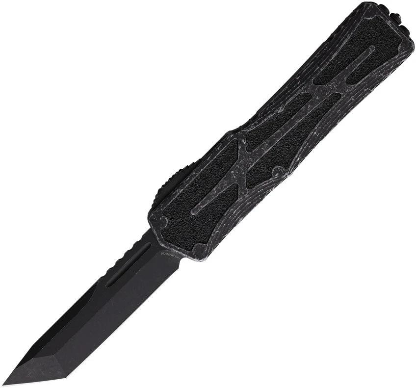 Heretic Knives Auto Colossus OTF Tanto H040-8A-BRKGRY by Heretic Knives