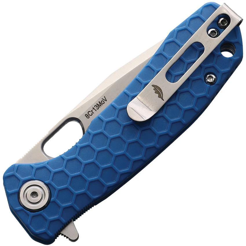 Honey Badger Knives Small Linerlock Blue HB1344 by Honey Badger Knives