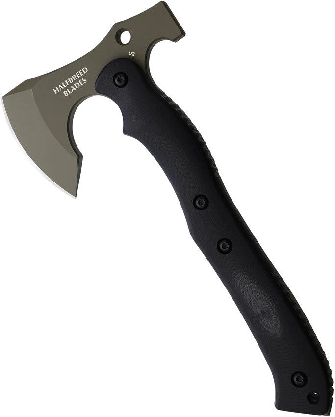 Halfbreed Blades Compact Rescue Axe doutone CRA-01 BLK/ODG by Halfbreed Blades