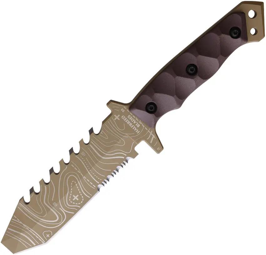 Halfbreed Blades Emergency Rescue Knife Topo ERK-01 TOPO DE by Halfbreed Blades