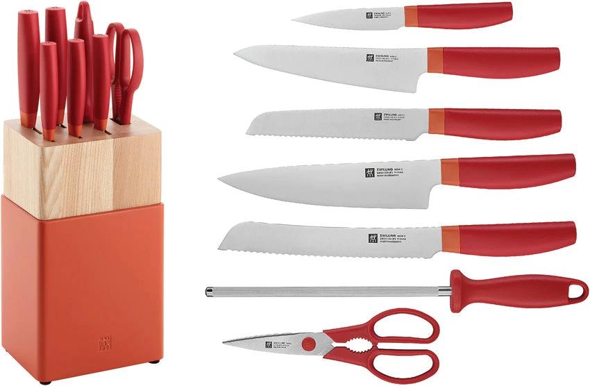 HENCKELS ZWILLING Now S 8pc Block Set Org 33421-000 by HENCKELS ZWILLING
