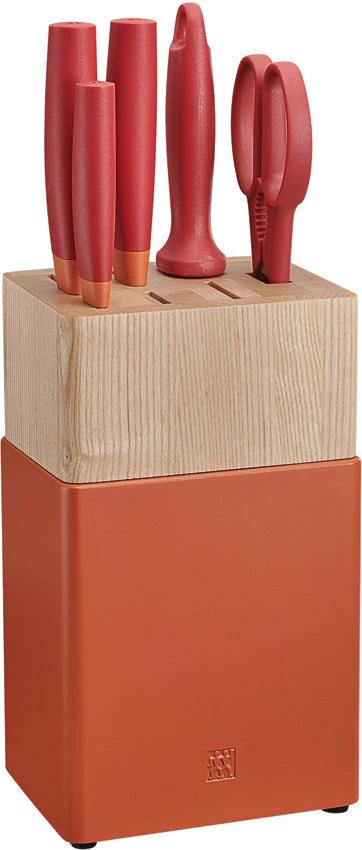 HENCKELS ZWILLING Now S 6pc Block Set Org 53030-110 by HENCKELS ZWILLING