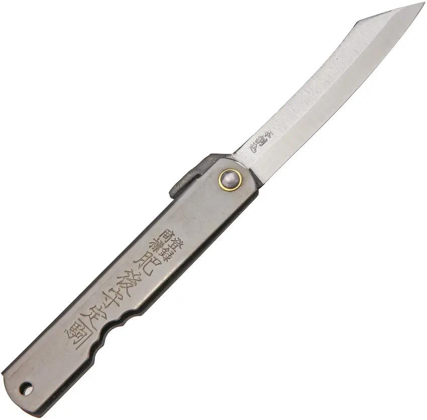 Higonokami No 7 Folder Black Triple Layered SK Knife For EDC Enthusiasts 3.75in Closed by Higonokami
