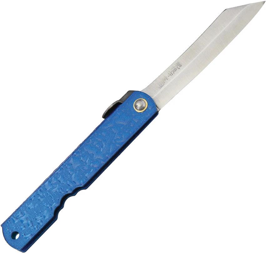 Higonokami Mizushibuki Splash Folder Blue UK028 (BLUE) by Higonokami