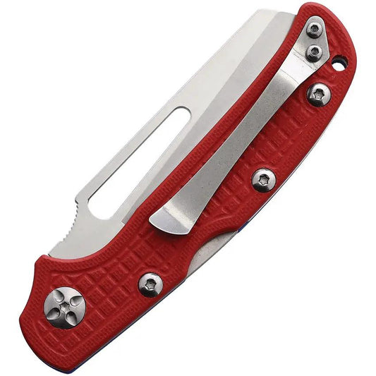 HPA Patriot EDC Lockback - Satin 420J2 Blade With Blue G10 Handle And Red G10 Back by HPA