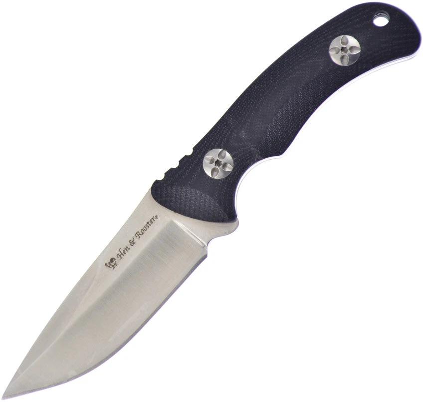 Hen & Rooster Int Fixed Blade Black G10 HRI01B/G10 by Hen & Rooster Int