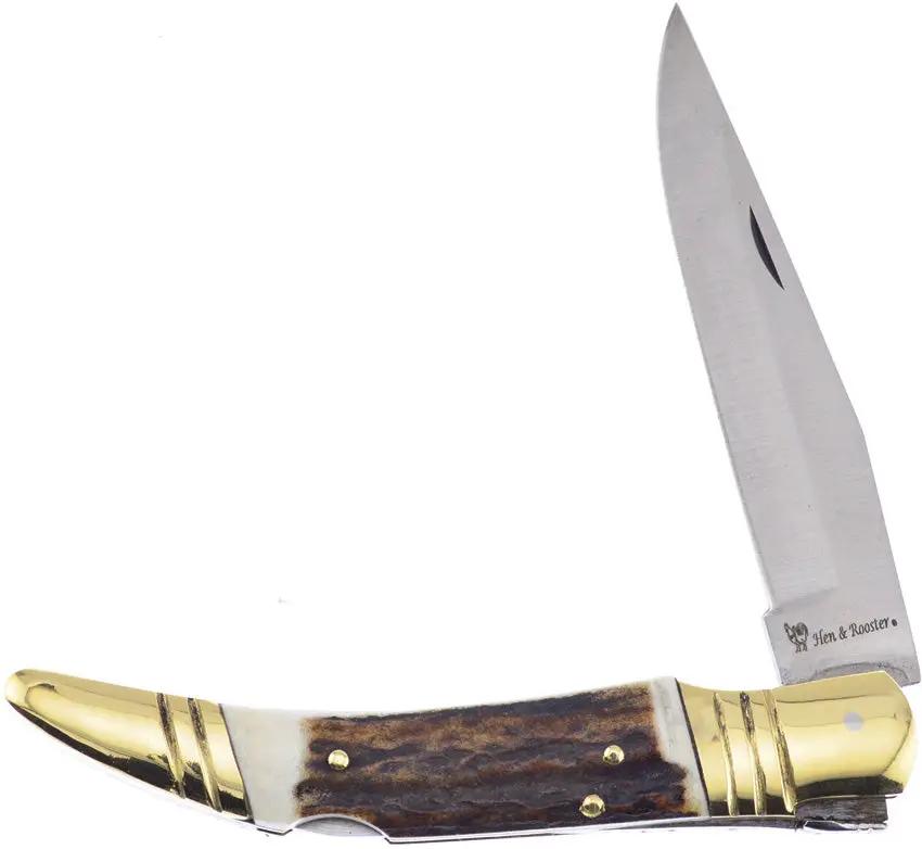 Hen & Rooster Int Lockback Deer Stag HRI5044/5 by Hen & Rooster Int
