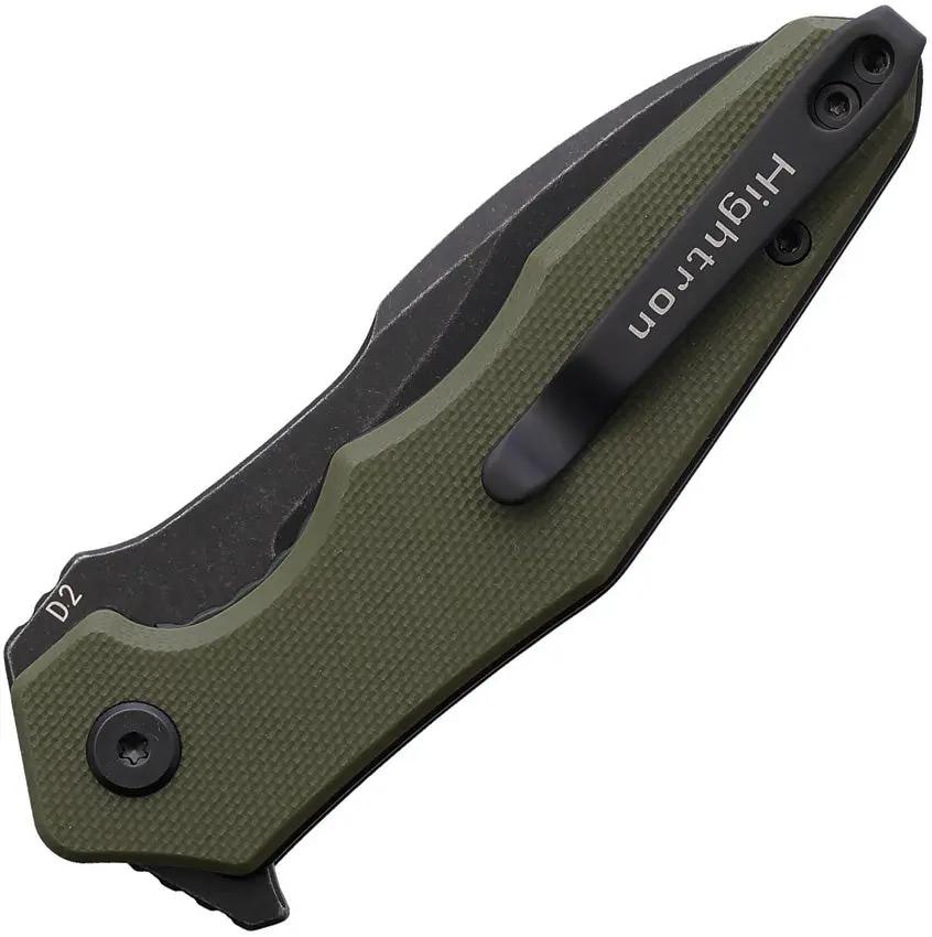 HIGHTRON Mini Ventura Linerlock BSW Gr HK05GRNBS by HIGHTRON