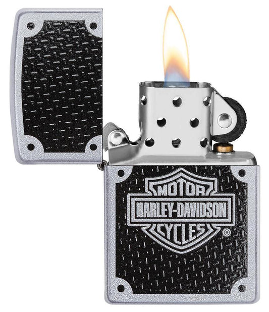 Zippo High Polish Chrome Four Leaf Clover Lighter by Zippo
