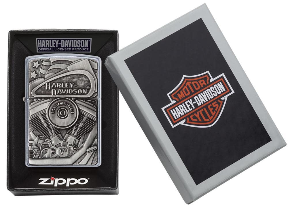 Harley-Davidson® Motorblock Emblem Street Chrome™ Lighter