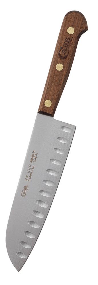 Case Household Cutlery 7" Santoku Knife (Solid Walnut)