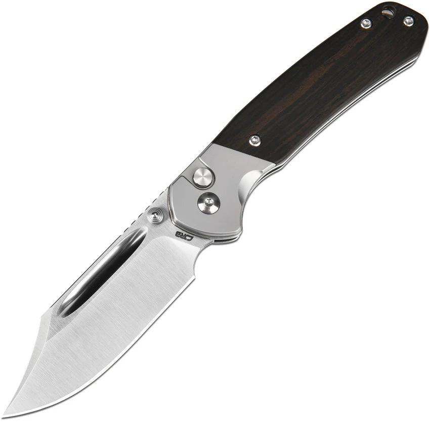 CJRB Bowie Pyrite Button Lock Ebony J1942-EBN by CJRB
