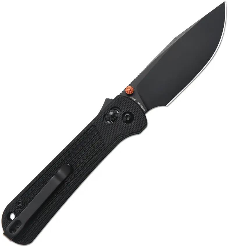 CJRB Bolt Recoil Lock V2 Black G10 Handle AR RPM9 Drop Point Rugged Folding Knife For EDC Enthusiasts by CJRB