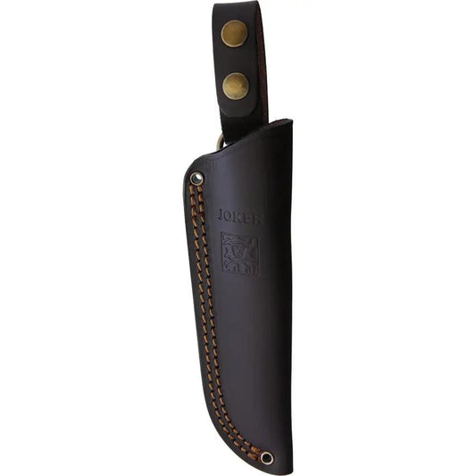 Joker Montanero Fixed Blade Knife Bocote Wood Full Tang 14C28N Satin Blade Sheath Included Outdoor Enthusiasts by Joker
