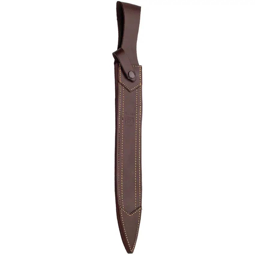 Joker Fixed Blade CC30 Knife With 13in Satin Blade Stag Handle Leather Sheath Rugged Outdoorsmen by Joker