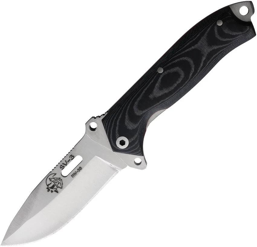 J&V Adventure Knives SV3 Linerlock 1222-M1-COR by J&V Adventure Knives