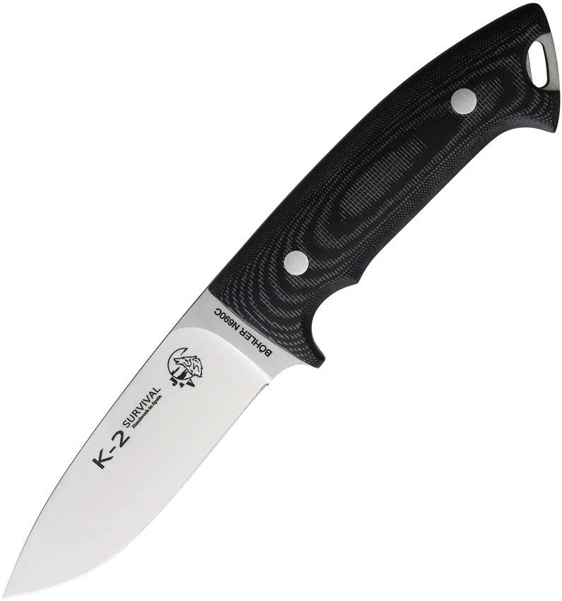 J&V Adventure Knives K-2 Bushcraft Fixed Blade 1329-TRF1 by J&V Adventure Knives