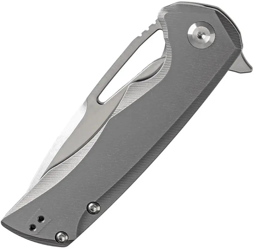 Kansept Knives Kryo Framelock Micro Mill K1001A7 - S35VN Blade, Titanium Handle, Micro Milled Ergonomic Design by Kansept Knives