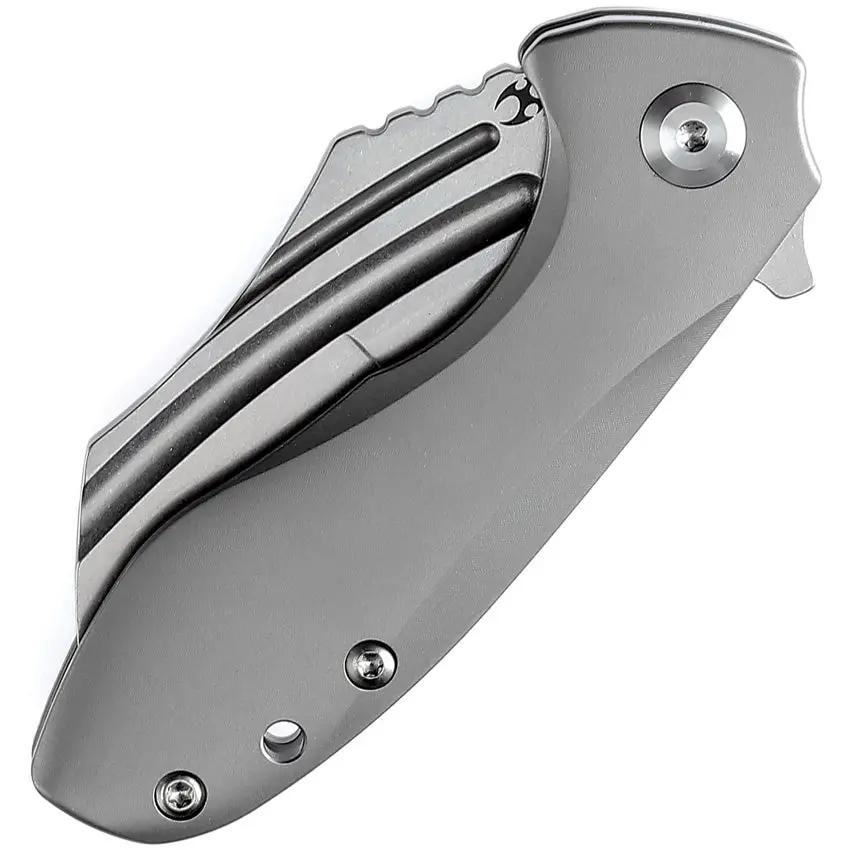 Kansept Knives KTC3 Linerlock BB Ti - CPM S35VN Blade With Bead Blast Titanium Handle by Kansept Knives