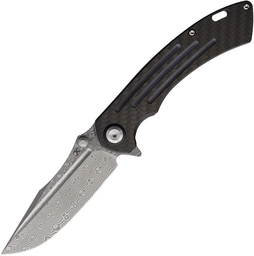 Kansept Knives Pretatout Framelock Dam CF K1032D3 by Kansept Knives