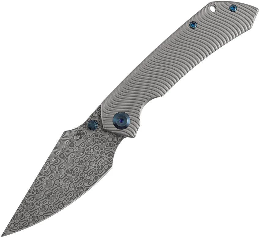 Kansept Knives Fenrir Framelock Damascus K1034C4 by Kansept Knives