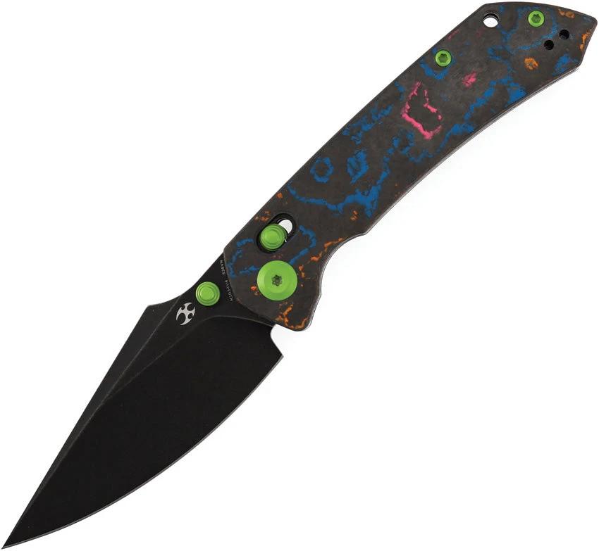 Kansept Knives Fenrir Crossbar Lock 80s CF K1034V4 by Kansept Knives