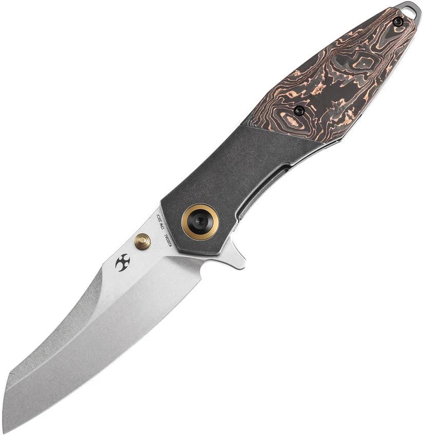 Kansept Knives Mistaken Framelock Copper K1053A1 by Kansept Knives
