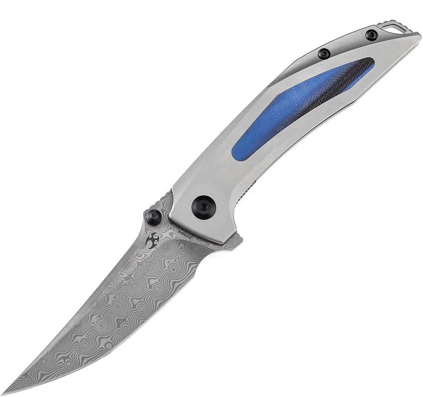 Kansept Knives Baku Linerlock Blk/Blue G10 K1056A4 by Kansept Knives
