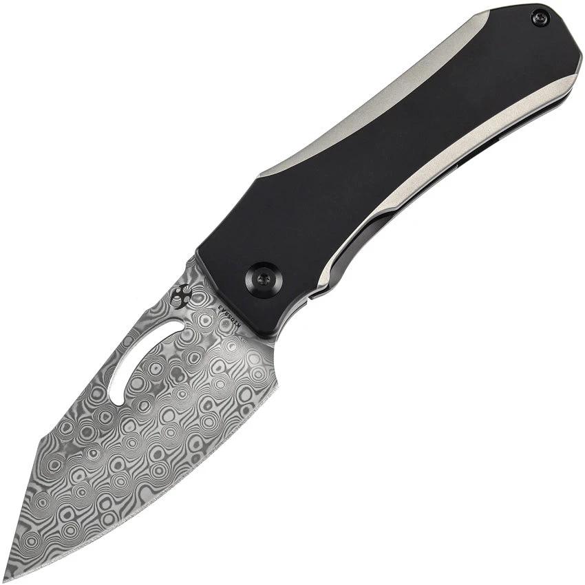 Kansept Knives Loki Framelock Damascus K1058A3 by Kansept Knives