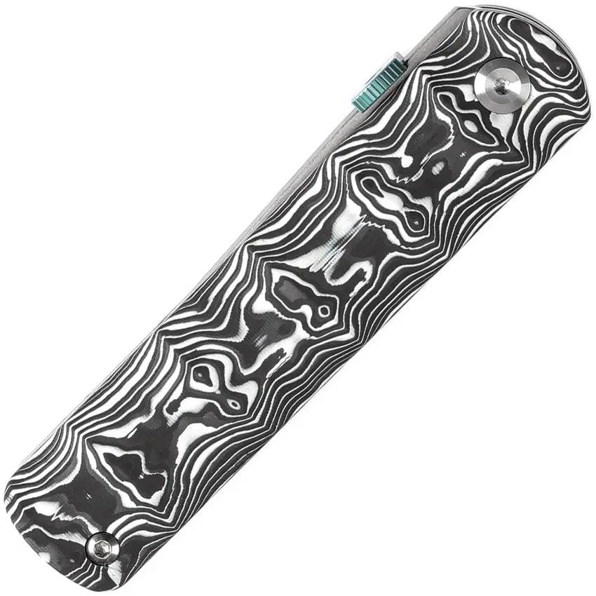 Kansept Knives BTF Linerlock Nebula CF - Nebula Carbon Fiber Handle, CPM S35VN Tanto Blade 3.25 Inch by Kansept Knives