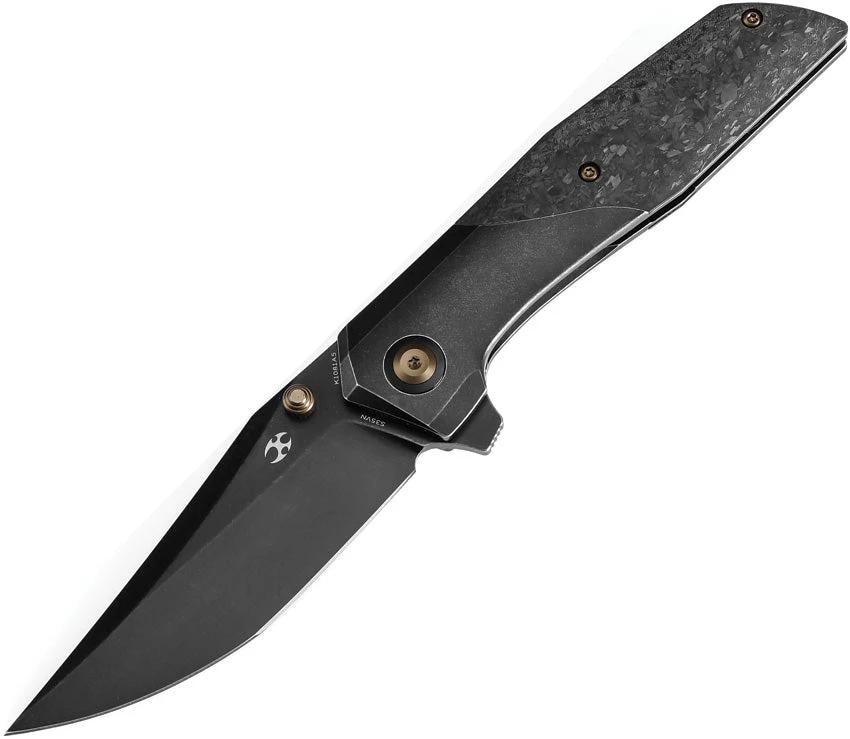 Kansept Knives Deadite Framelock Shred CF K1081A5 by Kansept Knives