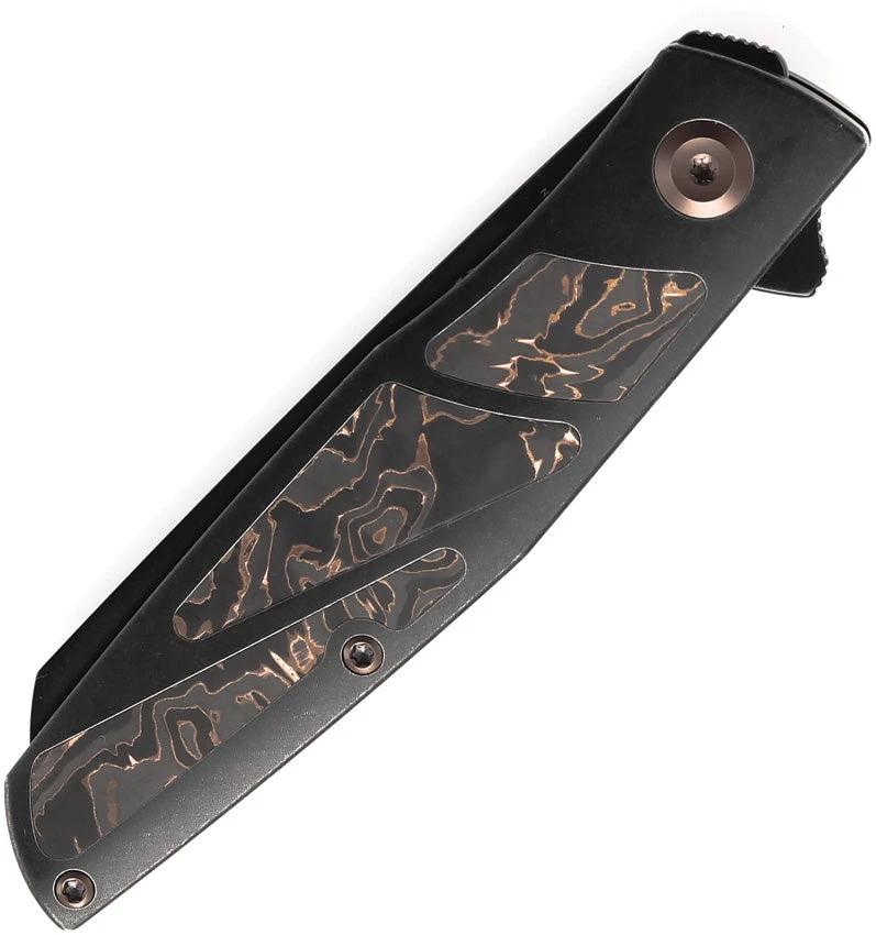 Kansept Knives Cru Framelock Copper Foil K1092A1 by Kansept Knives