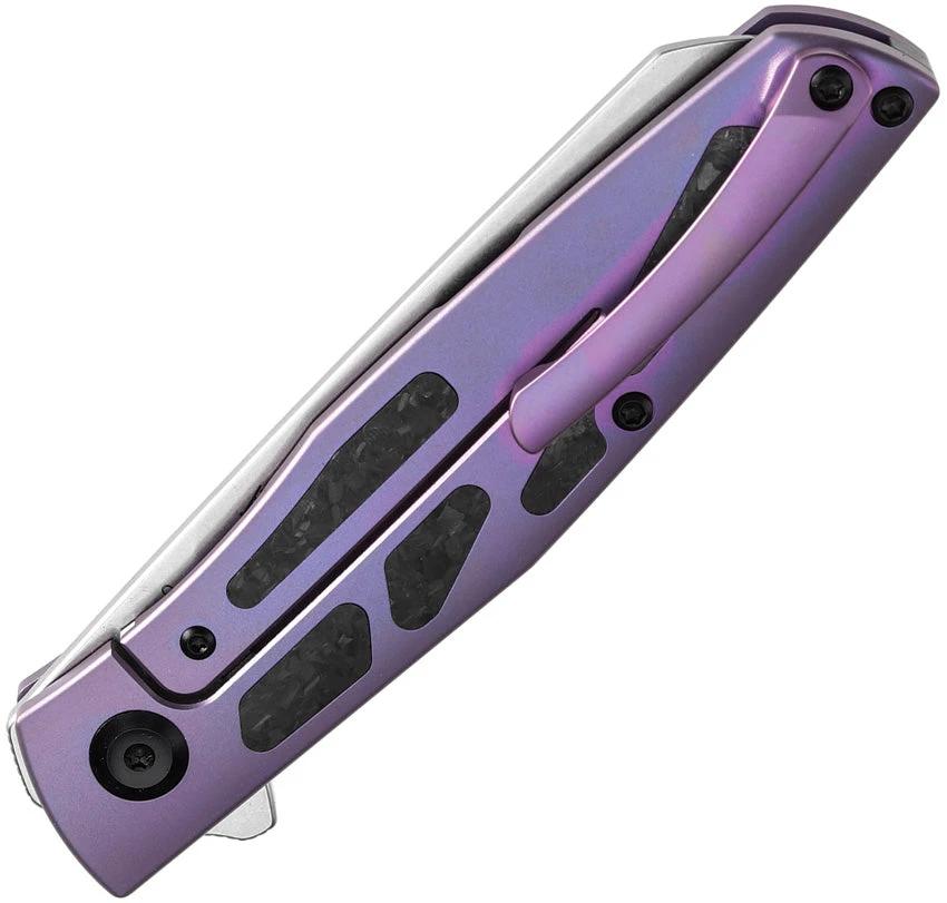 Kansept Knives Cru Framelock Purple Ti K1092A2 by Kansept Knives