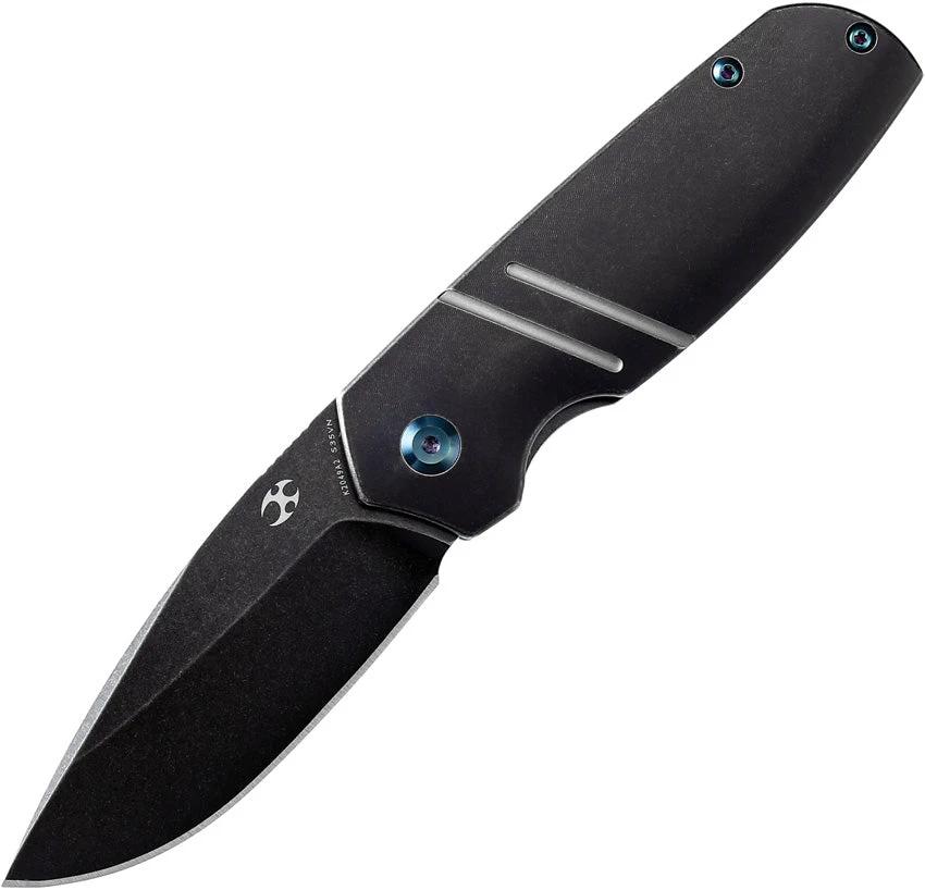 Kansept Knives Turaco Framelock Black SW K2049A2 by Kansept Knives