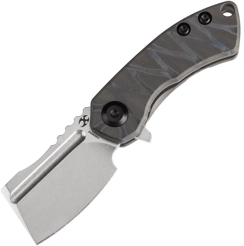 Kansept Knives Mini Korvid Framelock Flame K3030A9 by Kansept Knives