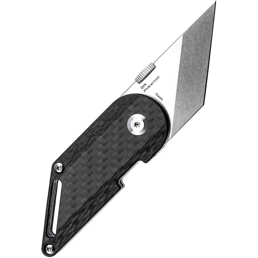 Kansept Knives Pinkerton Dash Linerlock CF 3045A2 - CPM S35VN Tanto Blade With Twill Carbon Fiber Handle by Kansept Knives
