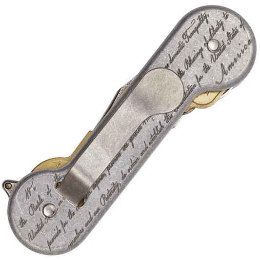KeyBar Aluminum Freedom Bar Holds Up To 12 Keys With Adjustable Tension And Fob Link by KeyBar
