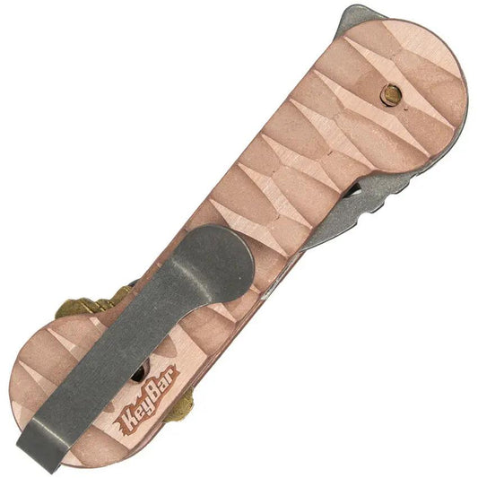 KeyBar Copper Slayer - Copper Handle Key Organizer That Holds Up To 12 Keys With Adjustable Tension by KeyBar