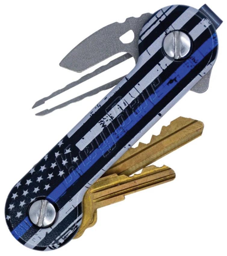 KeyBar KeyBar Aluminum UV Thin Line AKB-LINE-BLUE-BP by KeyBar