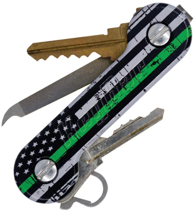 KeyBar KeyBar Aluminum UV Thin Line AKB-LINE-GRN-BP by KeyBar