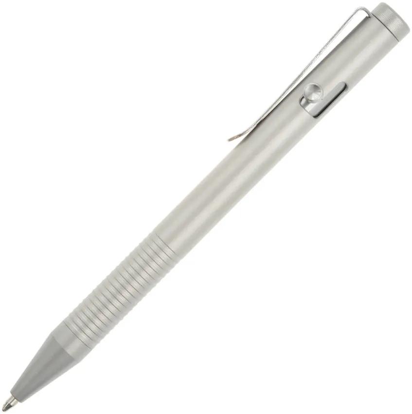 Ketuo Halo Bolt Action Titanium Pen Matte Gray For EDC Enthusiasts With Pocket Clip by Ketuo