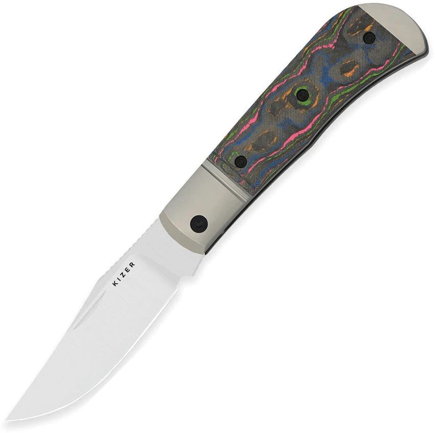 Kizer Cutlery Trestle Slip Joint 80s CF KI3761A2 by Kizer Cutlery