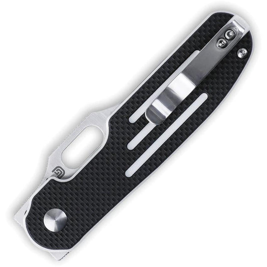 Kizer Cutlery Cormorant Button Lock Knife With Premium S35VN Blade Black White G10 EDC Ready by Kizer Cutlery