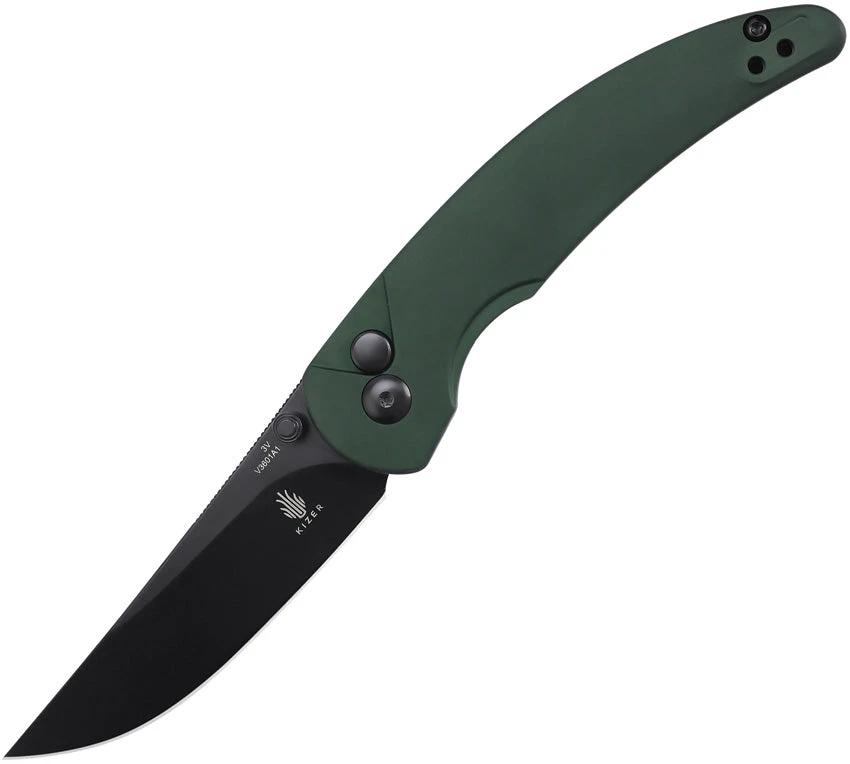Kizer Cutlery Chili Pepper Button Lock V3601A1 by Kizer Cutlery