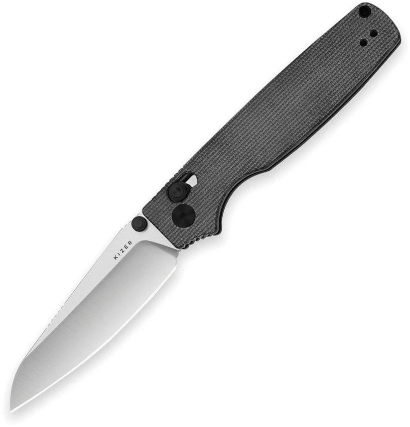 Kizer Original 2 Clutch Lock Knife With Premium Micarta Handle 14C28N Sandvik Blade For EDC by Kizer Cutlery