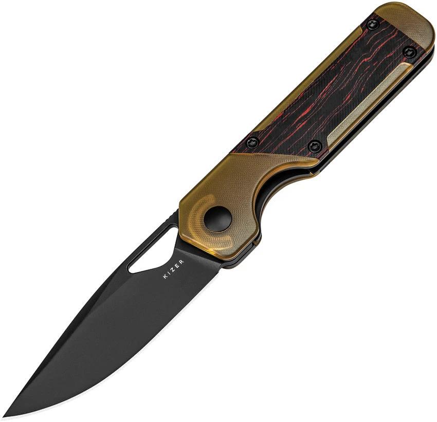 Kizer Cutlery Mini Militaw Framelock PEI V3634SA1 by Kizer Cutlery