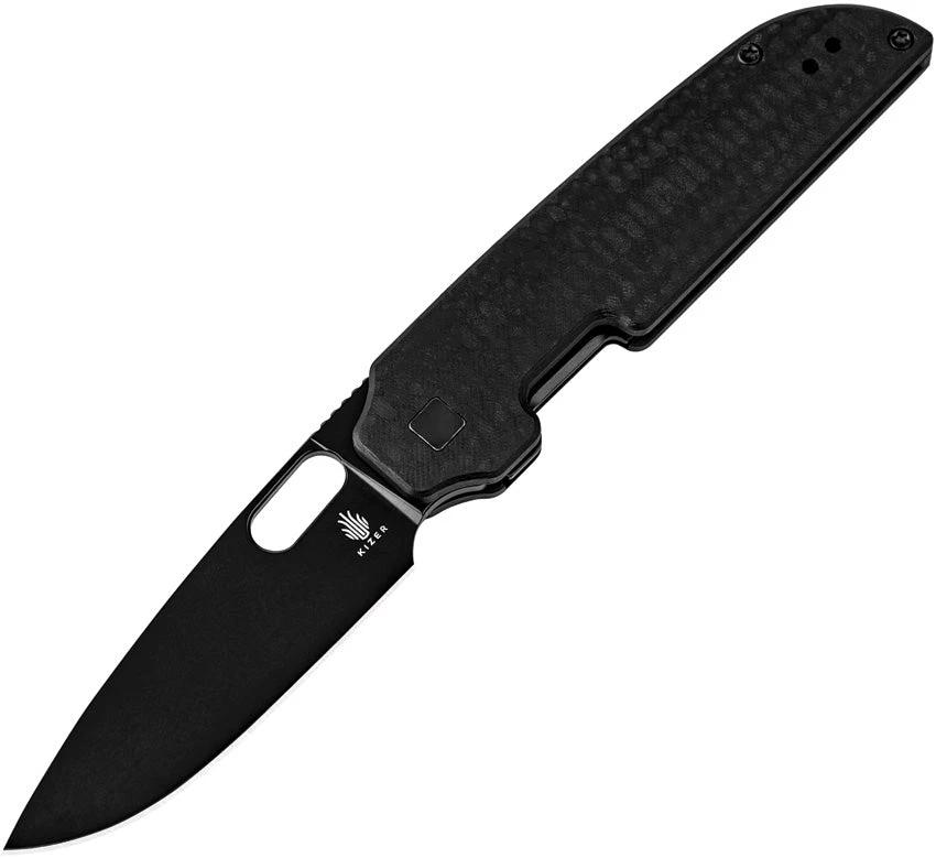 Kizer Cutlery Varatas Linerlock Black V3637A1 by Kizer Cutlery