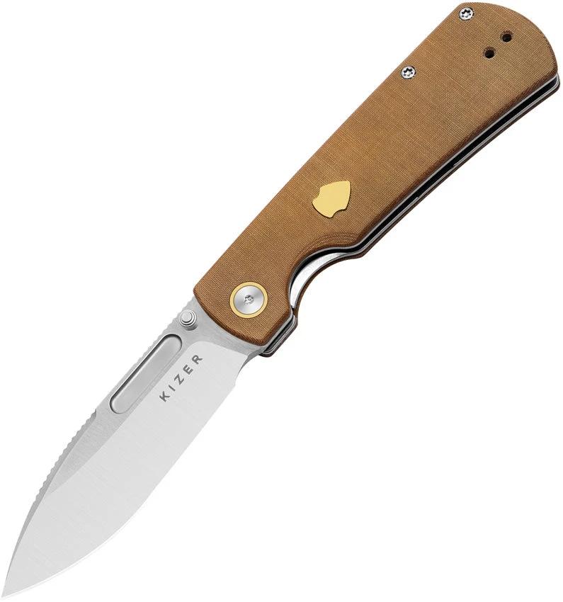 Kizer Cutlery Retro Linerlock Micarta V4726A1 by Kizer Cutlery